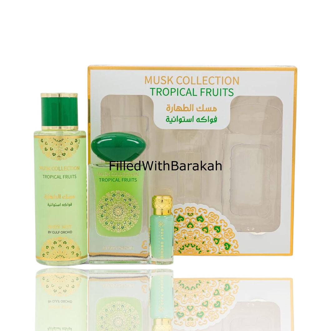 Musk Collection Tropical Fruits | Gift Set | by Gulf Orchid