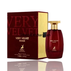 Very Velvet Rouge | Eau De Parfum 100ml | by Maison Alhambra