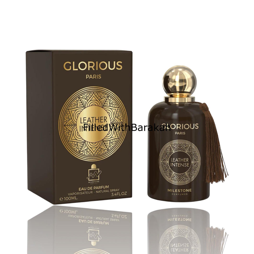 Glorious Paris Leather Intense | Eau De Parfum 100ml | by Milestone Perfumes