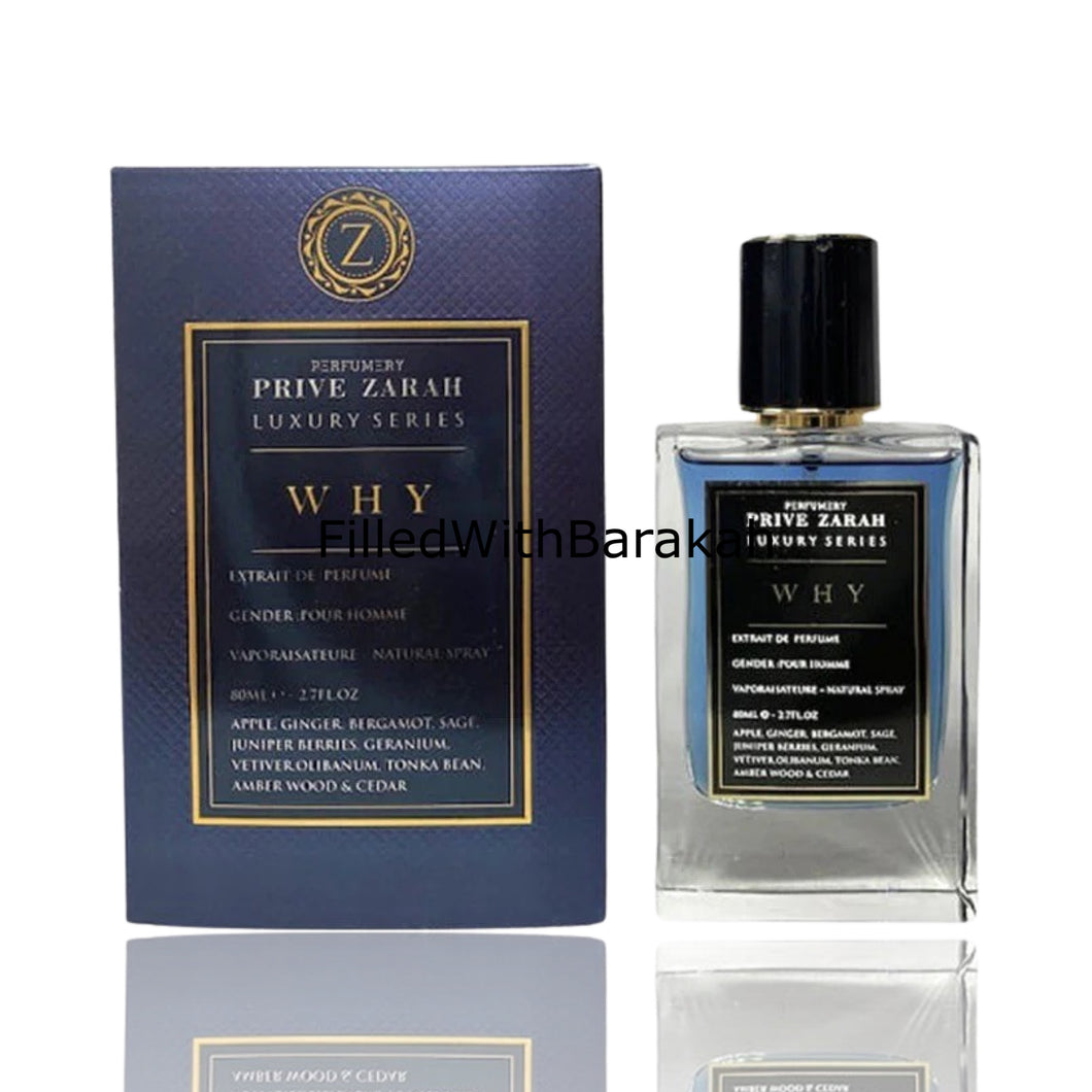 Why | Eau De Parfum 80ml | by Prive Zarah (Paris Corner)