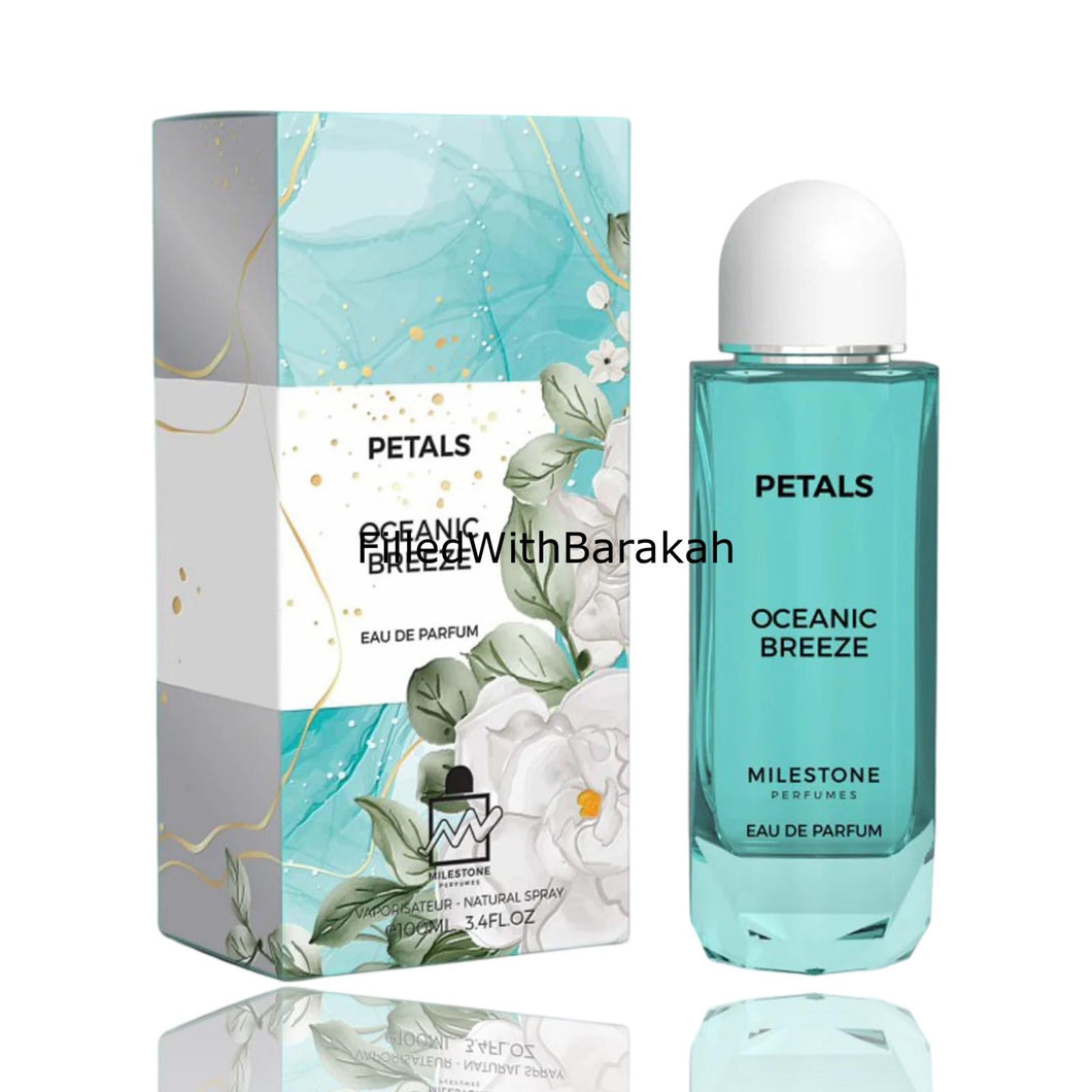 Petals Oceanic Breeze | Eau De Parfum 100ml | by Milestone Perfumes