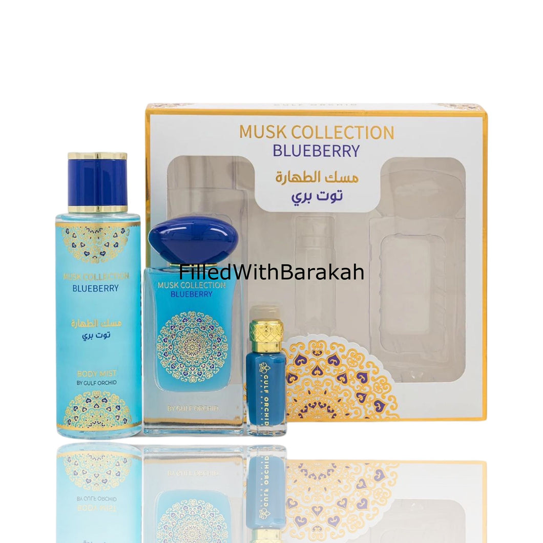 Musk Collection Blueberry | Gift Set | by Gulf Orchid