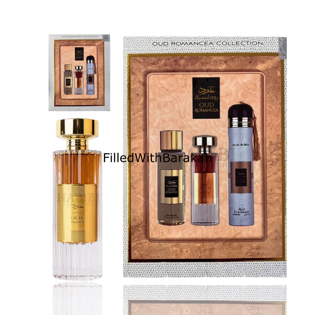 Oud Romancea Coffret Cadeau | 3 Pcs | par Ard Al Zaafaran