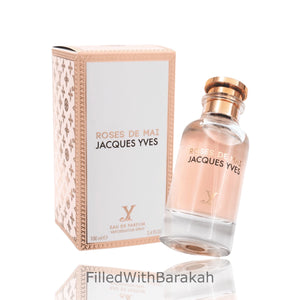 Roses De Mai Jacques Yves | Eau De 100ml | by Fragrance World *Inspired By Fleur Du Désert*