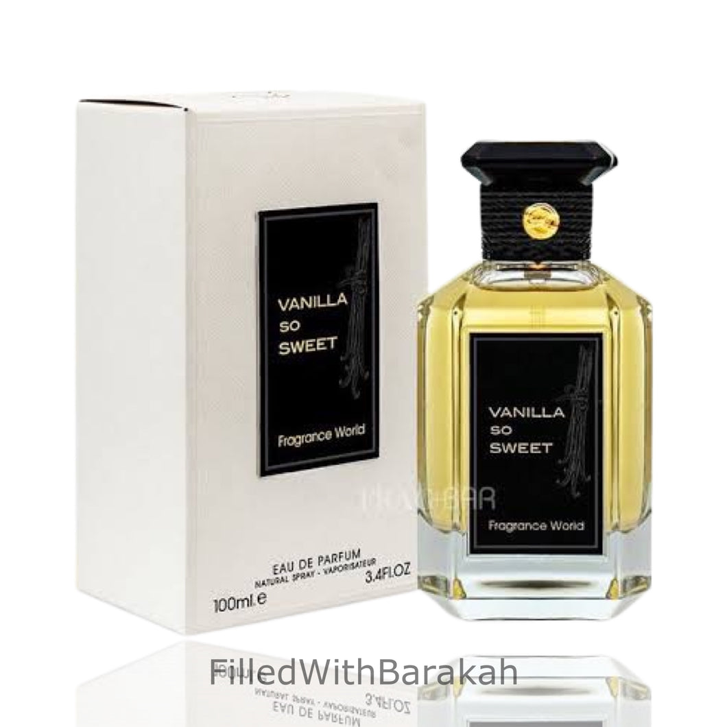 Vanilj så söt | Eau De Parfum 100ml | av Fragrance World *Inspirerad av Spiritueuse Double Vanille*