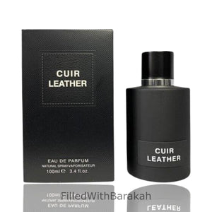 Cuir Leather | Eau De Parfum 100ml | by Fragrance World *Inspired By Ombré Leather*