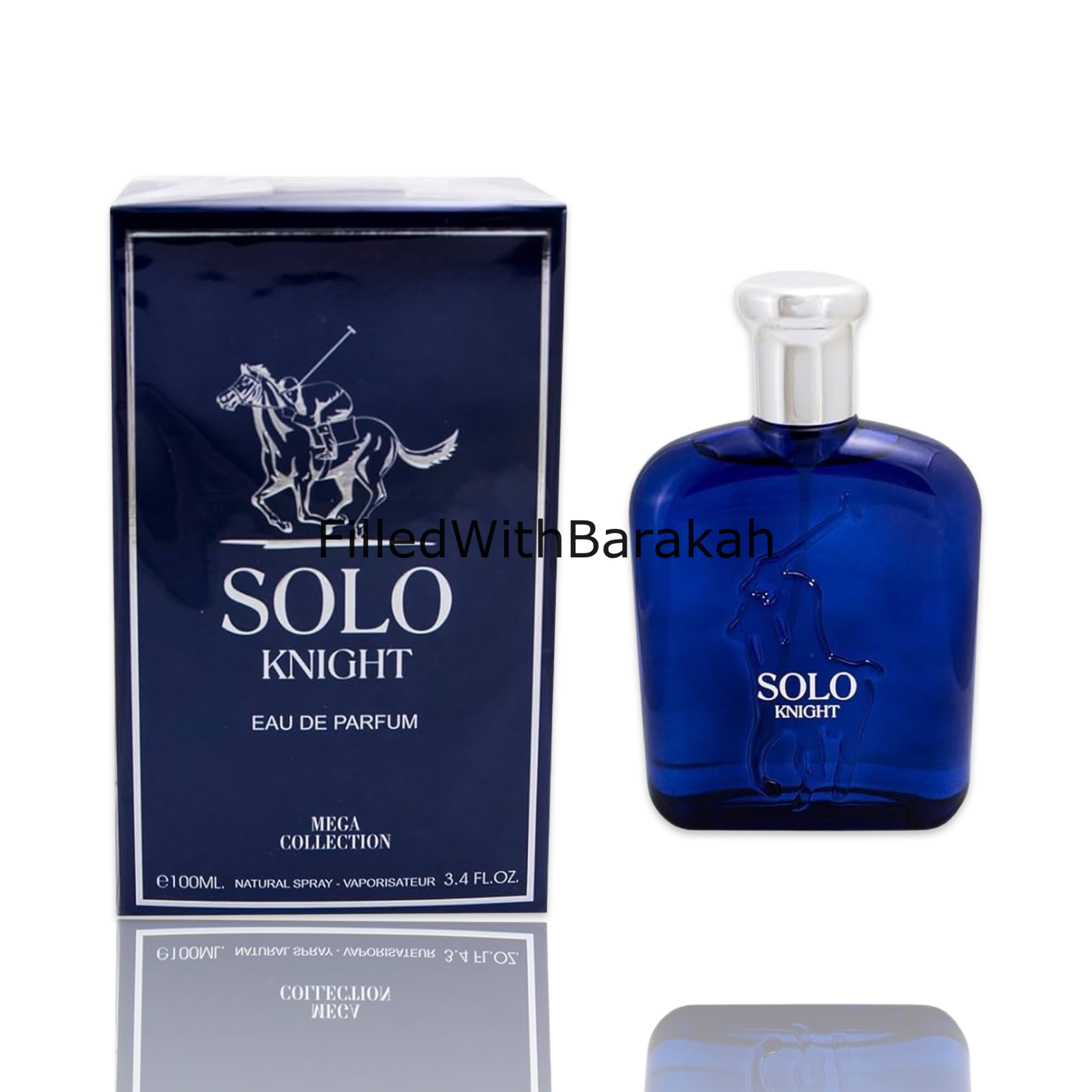 Solo Knight | Eau De Parfum 100ml | by Ard Al Zaafaran (Mega Collectio –  FilledWithBarakah