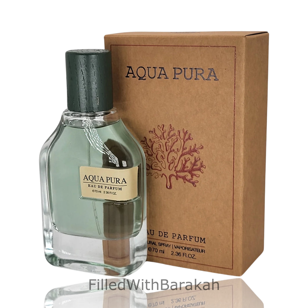 Aqua Pura | Eau De Parfum 70ml | από Fragrance World *Εμπνευσμένο από Megamare*