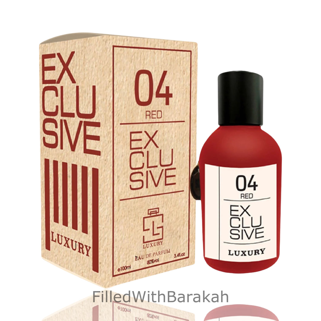 04 Red Exclusive | Eau De Parfum 100ml | By Khalis