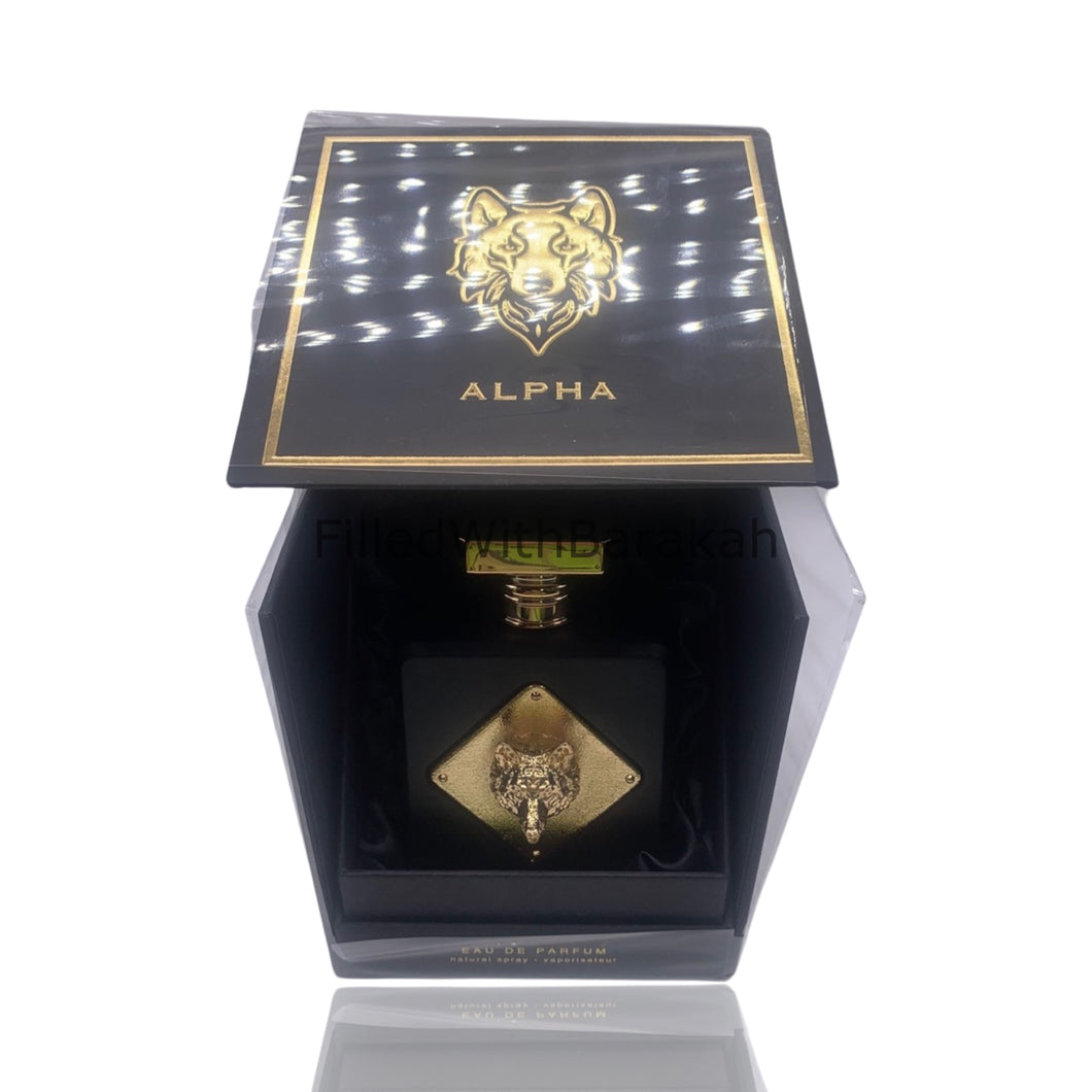 Alpha | Eau De Parfum 100ml | par Fragrance World * Inspiré par Ebène Fumé *