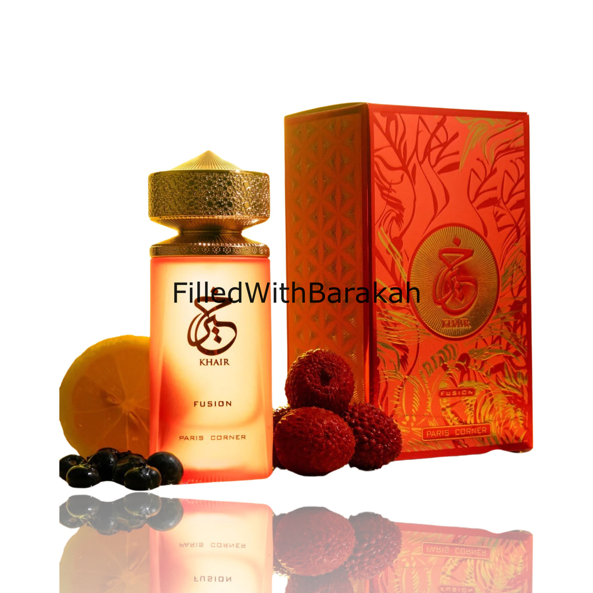 Parfum Khair Fusion - Eau De Parfum 100 Ml - Marque Paris Corner - Neuf Emballé