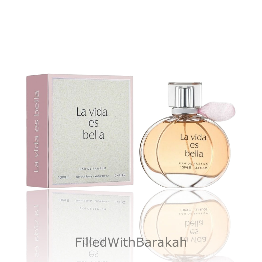 La Vida Es Bella | Eau De Parfum 100ml | by Fragrance World *Inspired By La Vie Est Belle*