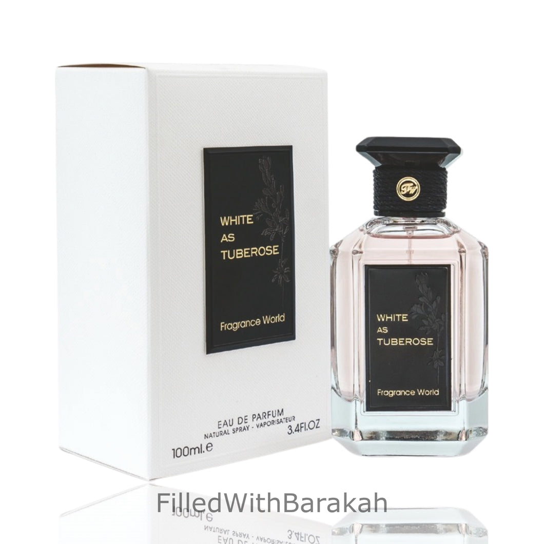 White As Tuberrose | Eau De Parfum 100ml | by Fragrance World