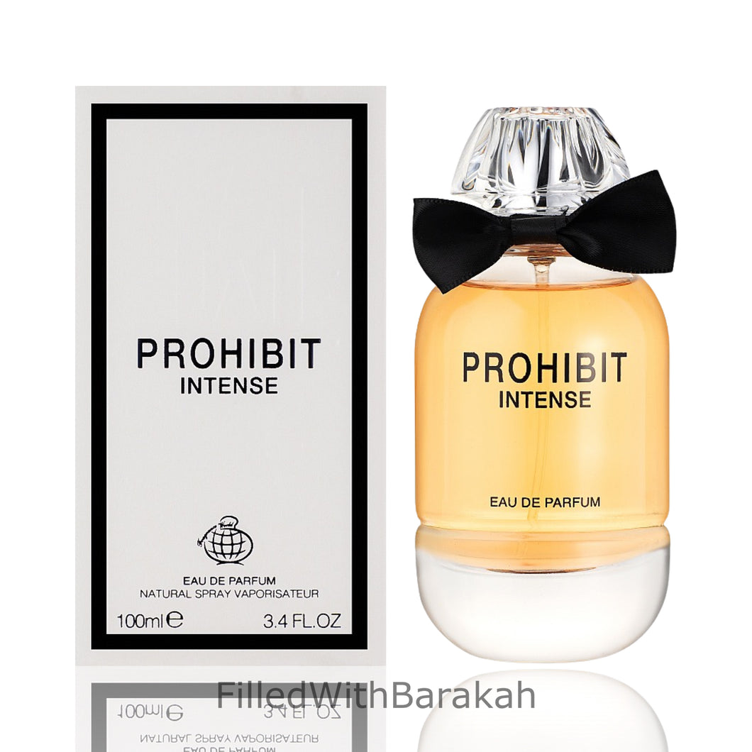 Prohibit Intense | Eau De Parfum 100ml | by Fragrance World