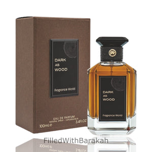 Dark As Wood | Eau De Parfum 100ml | by Fragrance World *Inspired By Bois D’Armenie*