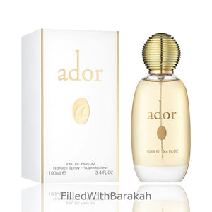 ADOR by FRAGRANCE WORLD 100 ml / 3.4 oz Eau De Parfum Spray for Women