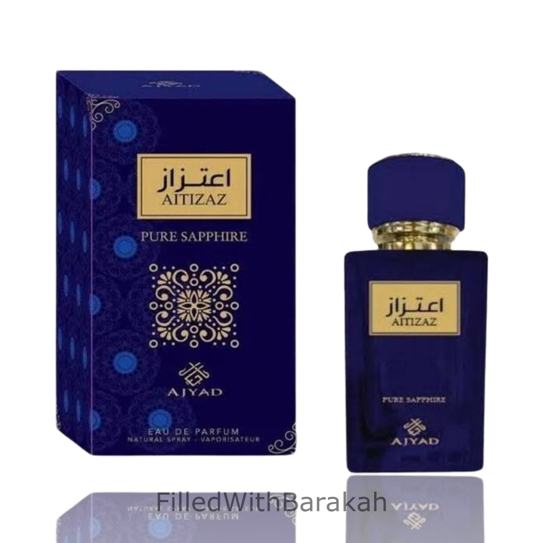 Aitizaz Pure Sapphire | Eau De Parfum 100ml | by Ajyad