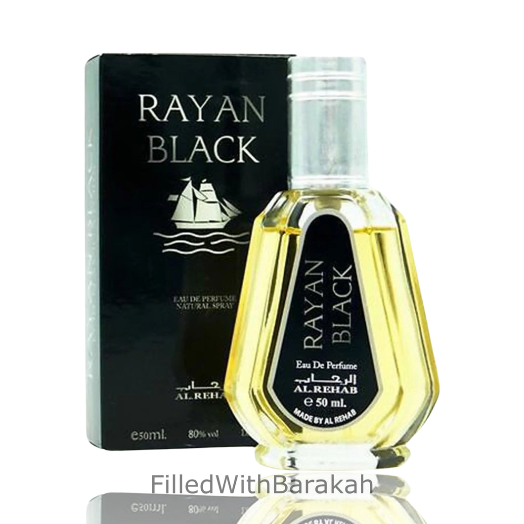 Rayaan Black | Eau De Parfum 50ml | by Al Rehab