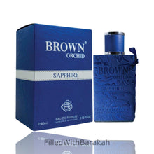 Kép betöltése a galériamegjelenítőbe: Brown Orchid Sapphire | Eau De Parfum 80ml | by Fragrance World *Inspired By Gentleman Only*
