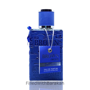 Brown Orchid Sapphire | Eau De Parfum 80ml | by Fragrance World *Inspired By Gentleman Only*