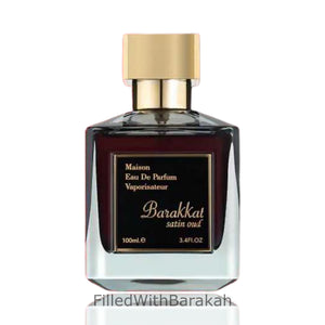 Barakkat Satin Oud | Eau De Parfum 100ml | by Fragrance World *Inspired By Satin Mood*