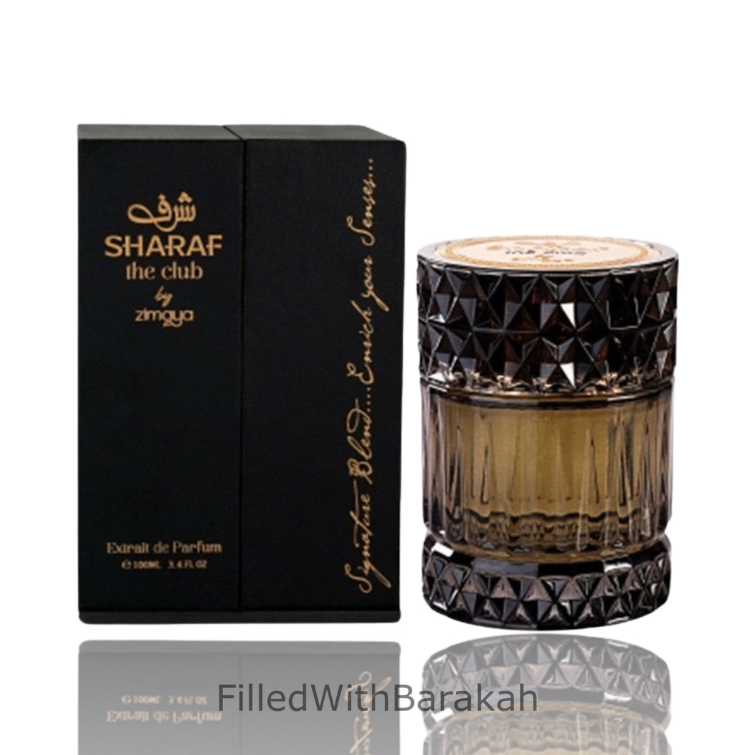 Sharaf The Club | Extrait De Parfum 100ml | by Zimaya (Afnan)