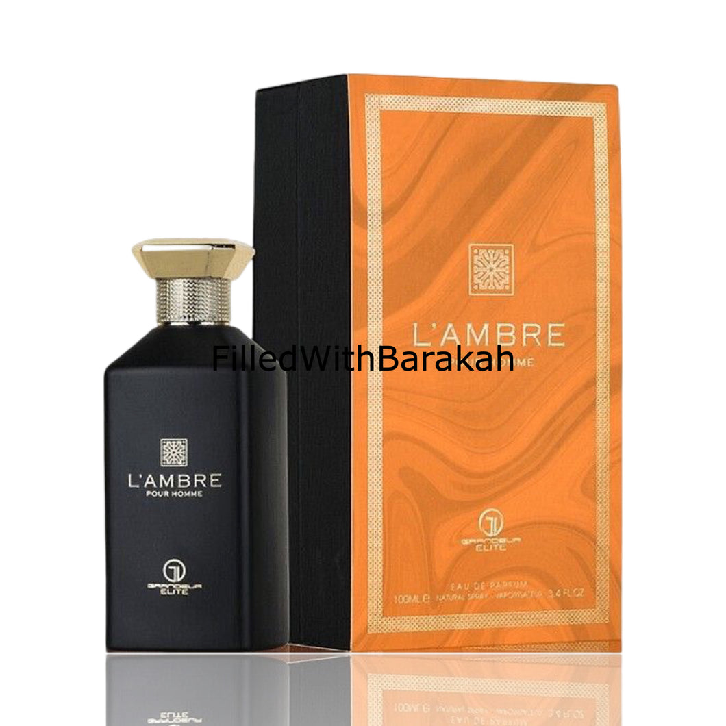 L’Ambre | Eau De Parfum 100ml | by Grandeur (Al Wataniah) *Inspired By Tygar*