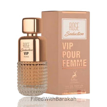 Kép betöltése a galériamegjelenítőbe: Rose Seduction VIP Pour Femme | Eau De Parfum 100ml | by Maison Alhambra *Inspired By Irresistable*
