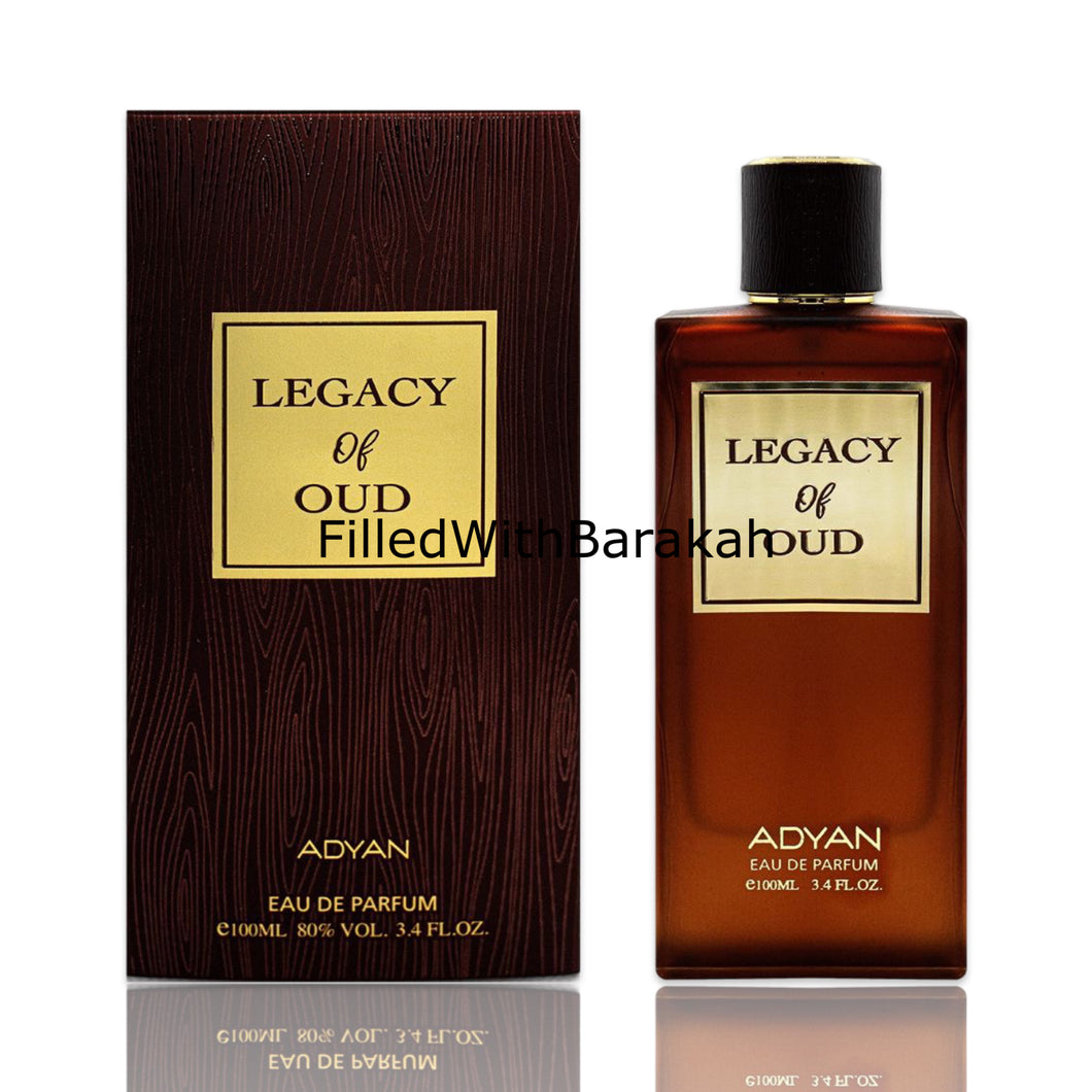 Legacy Of Oud | Eau De Parfum 100ml | by Adyan