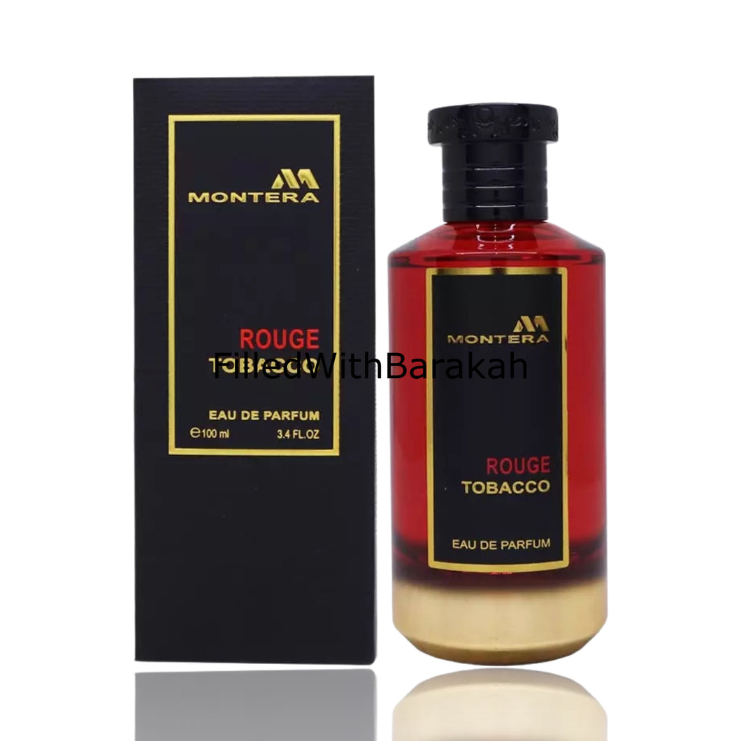 Montera Rouge Tabacco | Eau De Parfum 100ml | di Fragrance World *Ispirato al tabacco rosso*