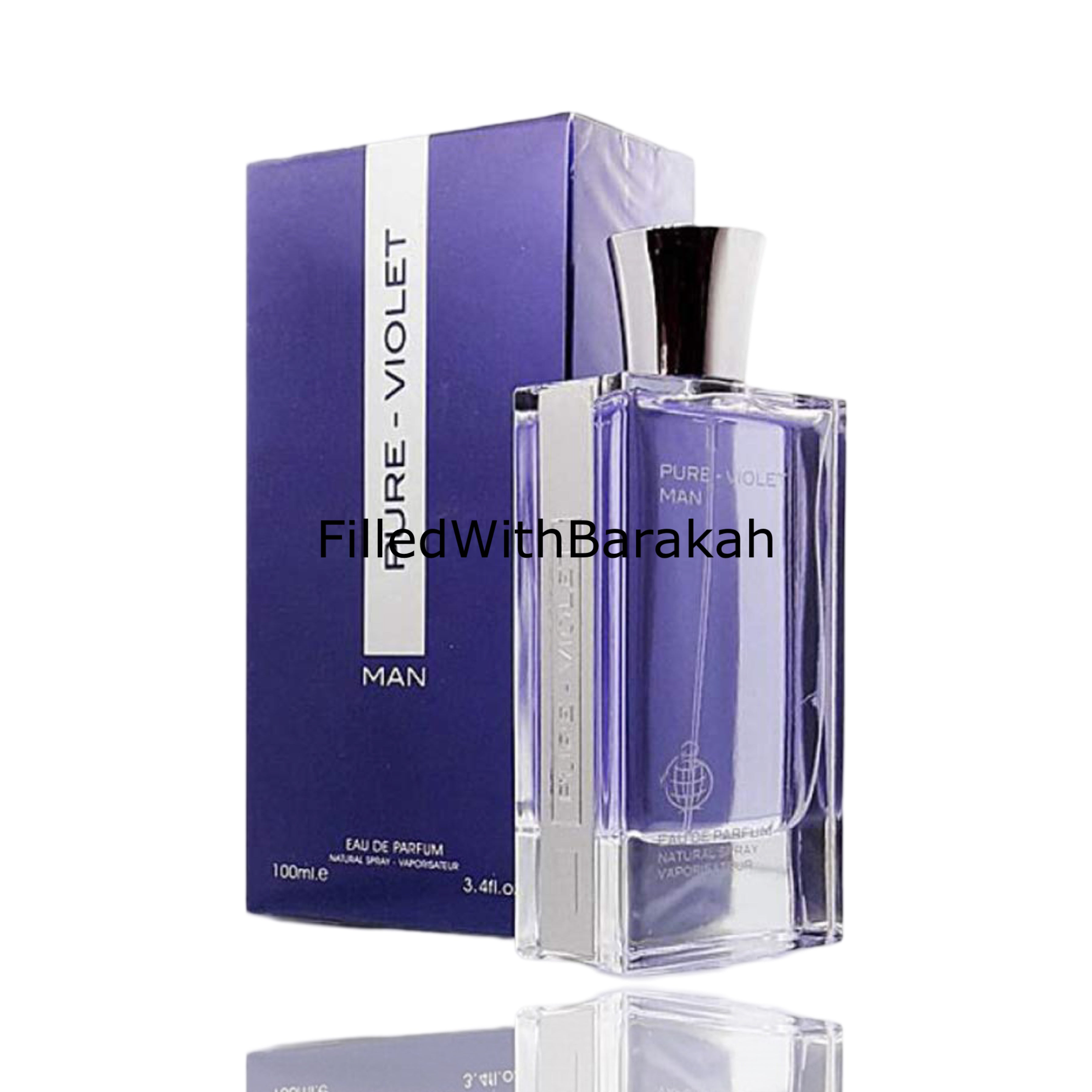 Pure Violet Man Eau De Parfum 100ml by Fragrance World