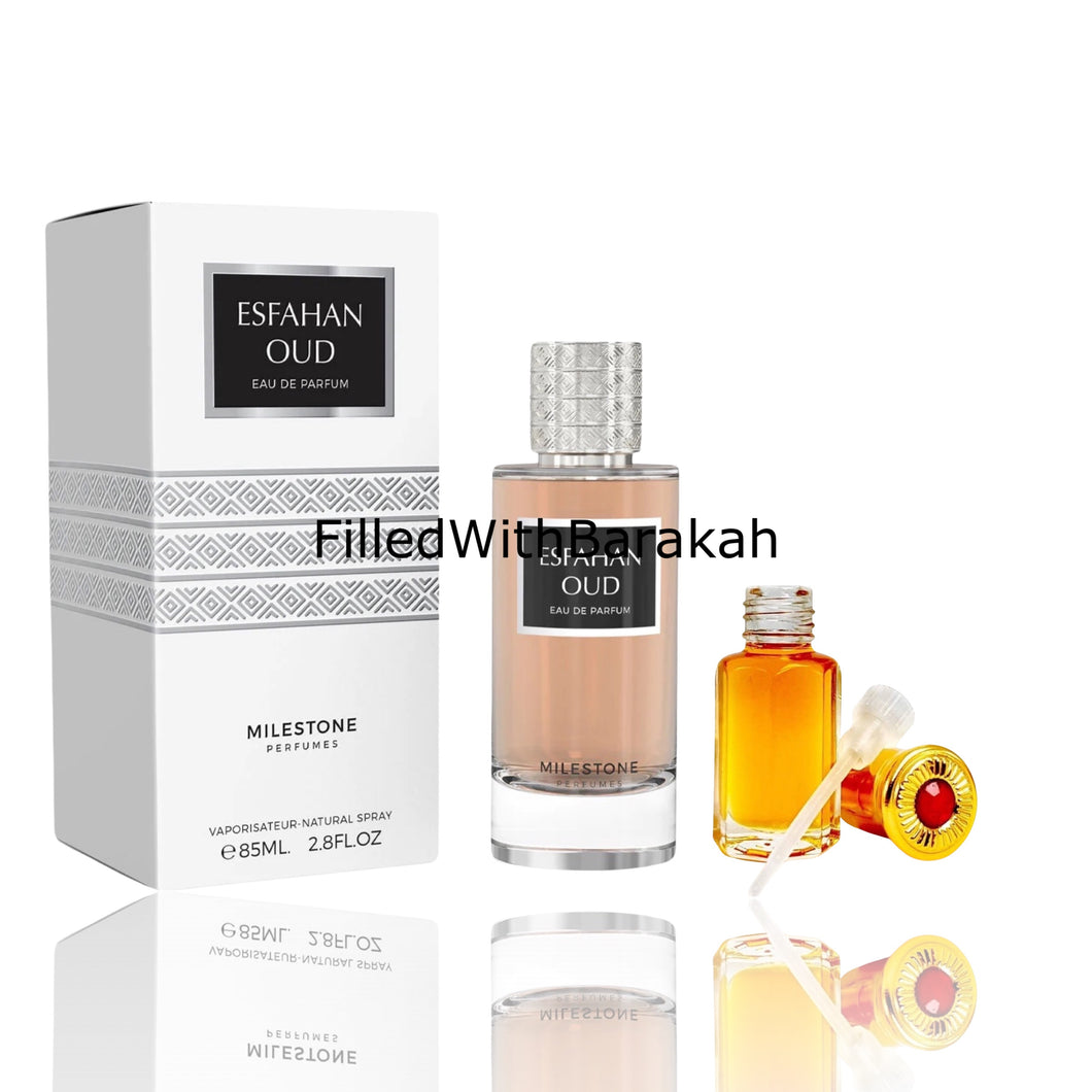 Esfahan Oud 85ml Perfume + Oud Ispahan 12ml Concentrated Perfume Oil