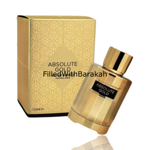 Absolute Gold | Eau De Parfum 100ml | by Fragrance World