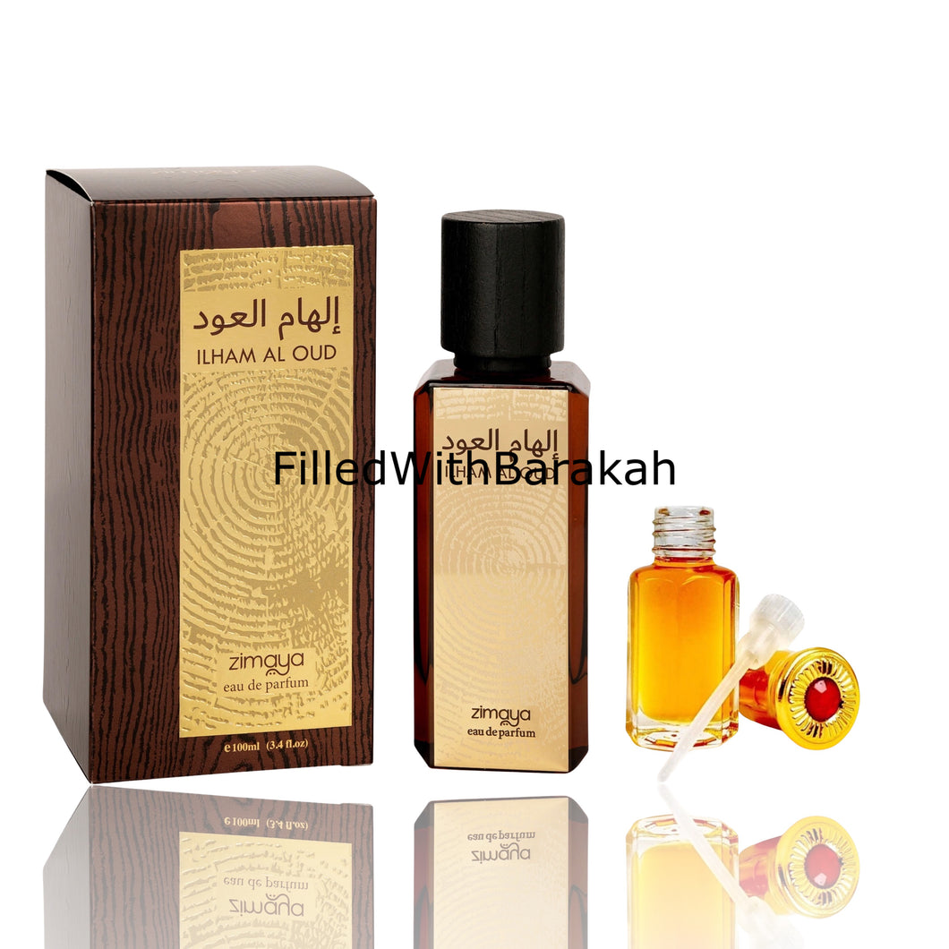 Ilham Al Oud 100ml Parfum + Ombre Nomade 12ml Huile de Parfum Concentrée