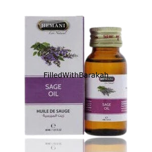 Sage Oil 100% Natural | Essential Oil 30ml | By Hemani (Pack of 3 or 6 Available)
