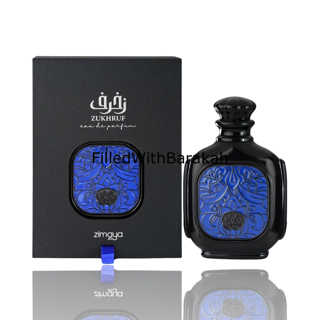 Zukhruf Black | Eau De Parfum 100ml | by Zimaya (Afnan)