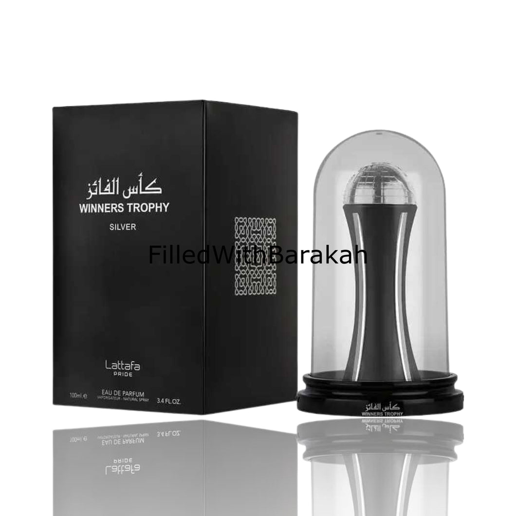 Winners Trophy Silber | Eau De Parfum 100ml | von Lattafa Pride