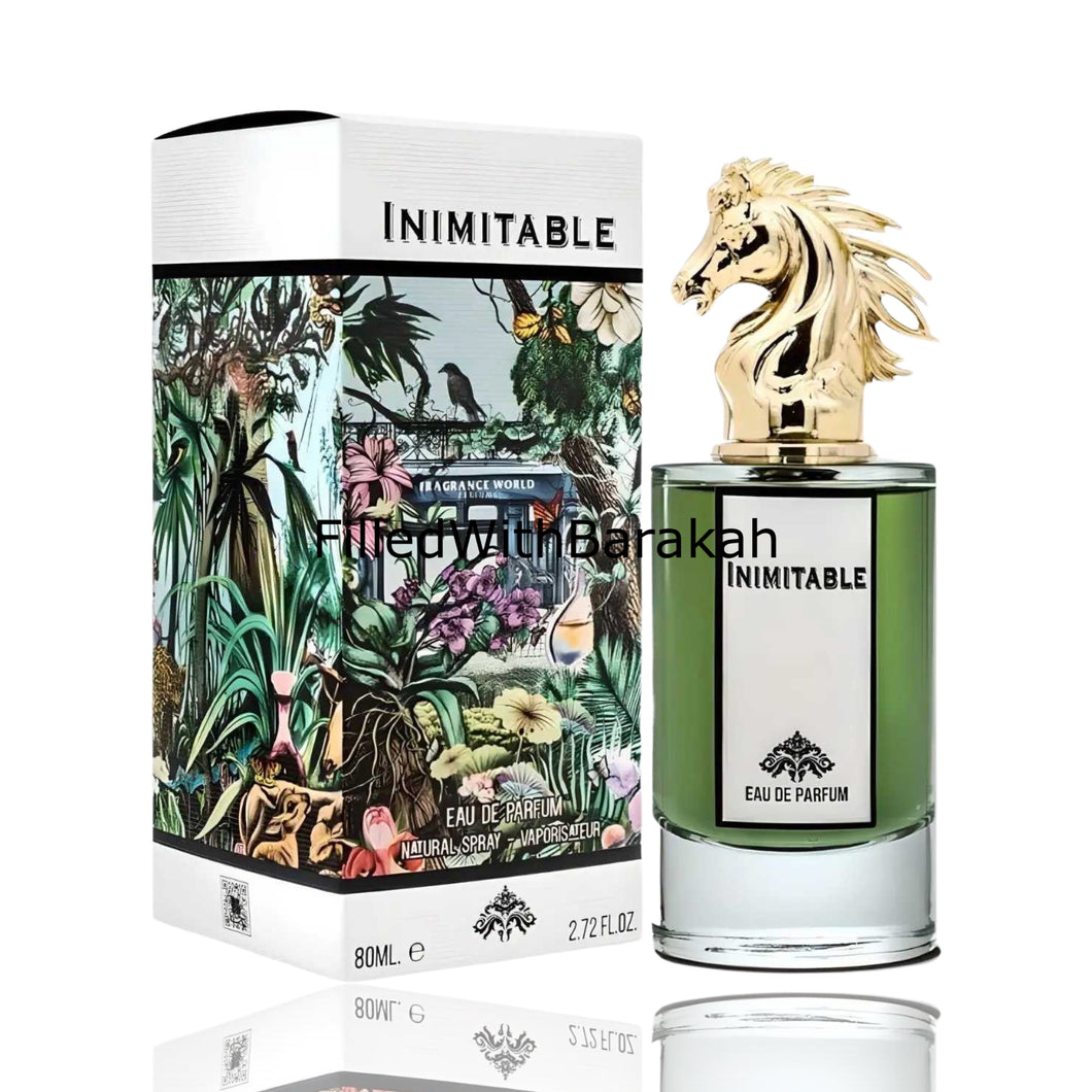 Inimitable | Eau De Parfum 80ml | par Fragrance World *Inspiré par l’inimitable*
