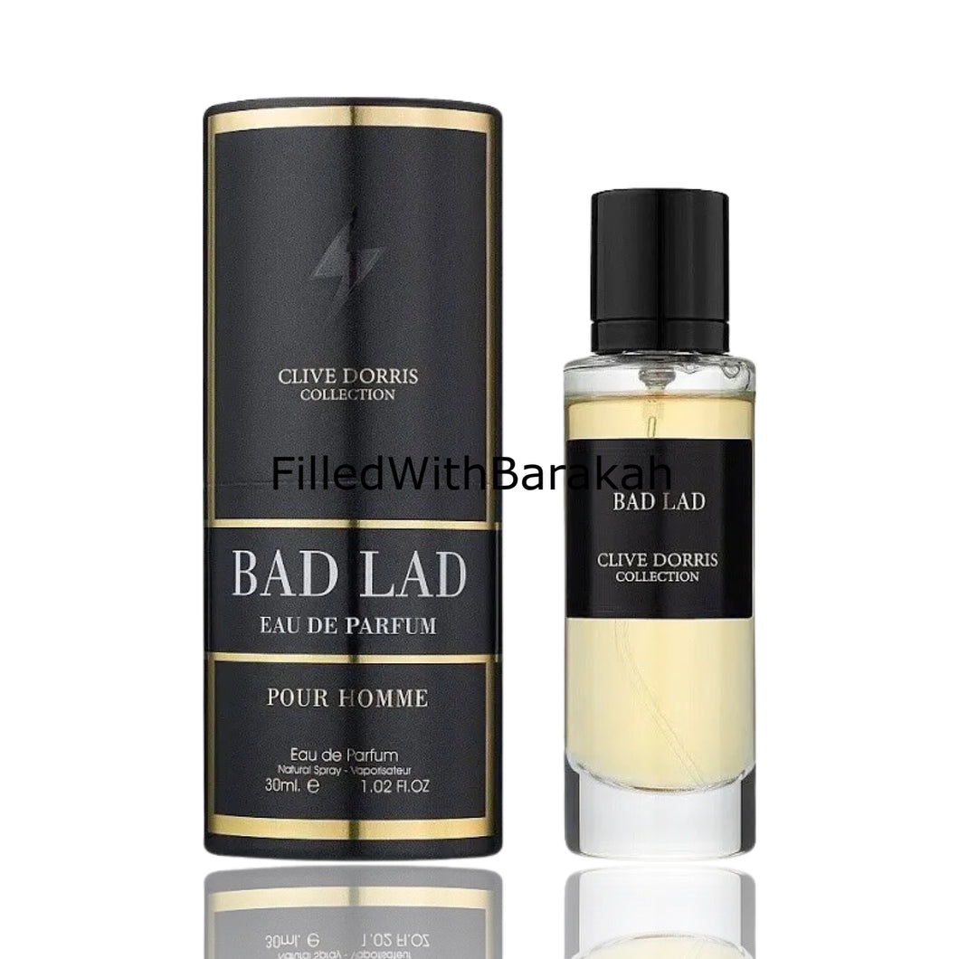 Bad lad | eau de parfum 30ml | by fragrance world (clive dorris collection) * inspired by bad boy *