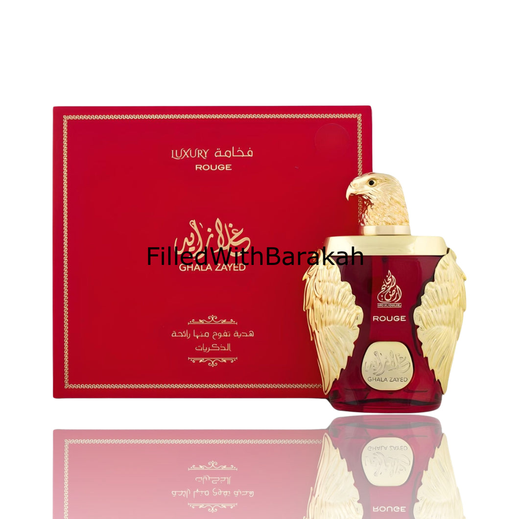 Ghala Zayed Rosso Lusso | Eau De Parfum 100ml | di Ard Al Khaleej