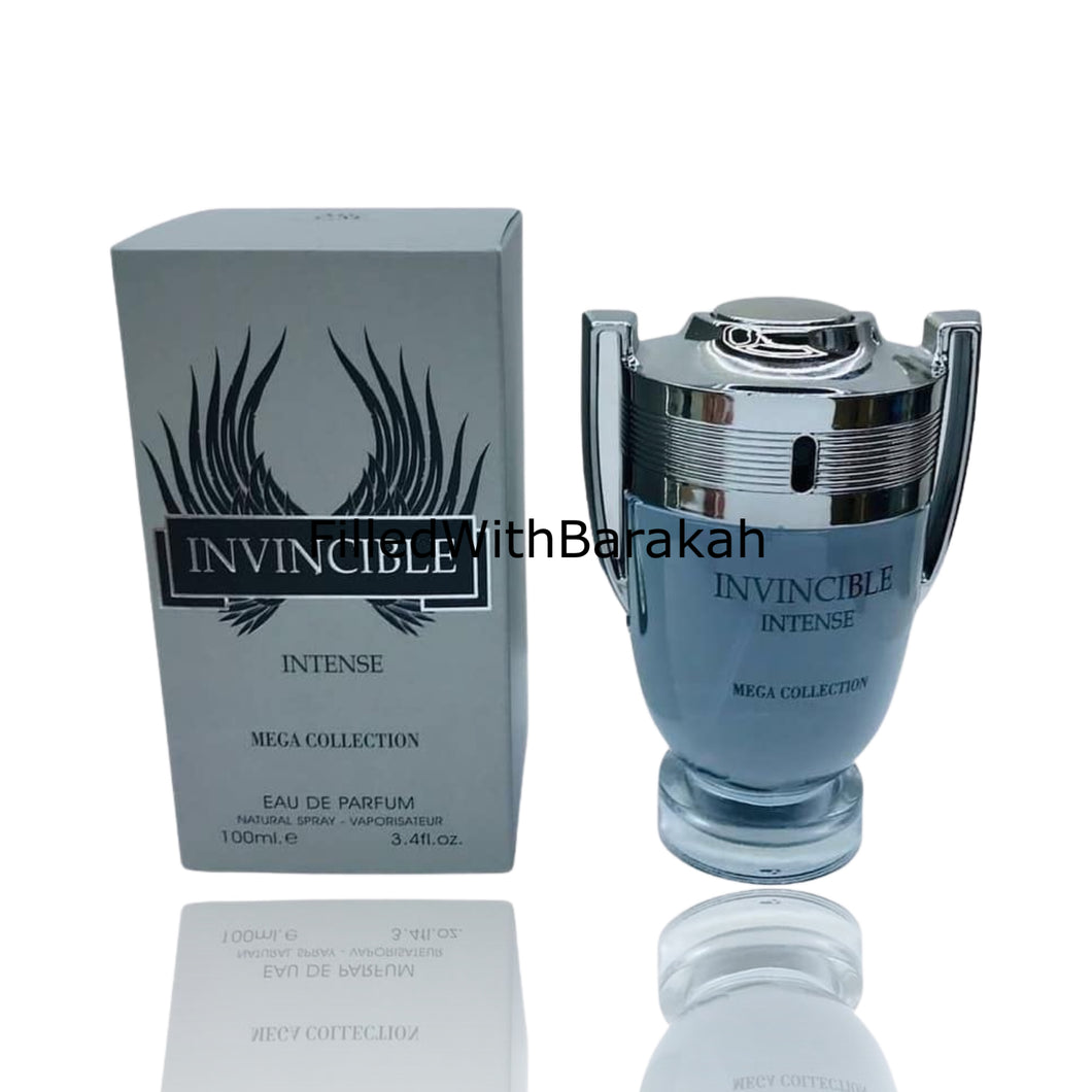 Invincible Intense | Eau De Parfum 100ml | by Ard Al Zaafaran (Mega Collection) *Inspired By Invicto Intense*