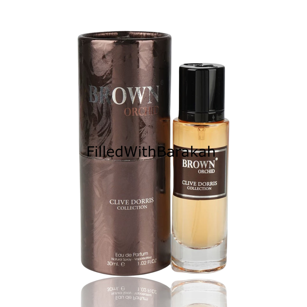 Orchidée brune | Eau De Parfum 30ml | par Fragrance World (Clive Dorris Collection)