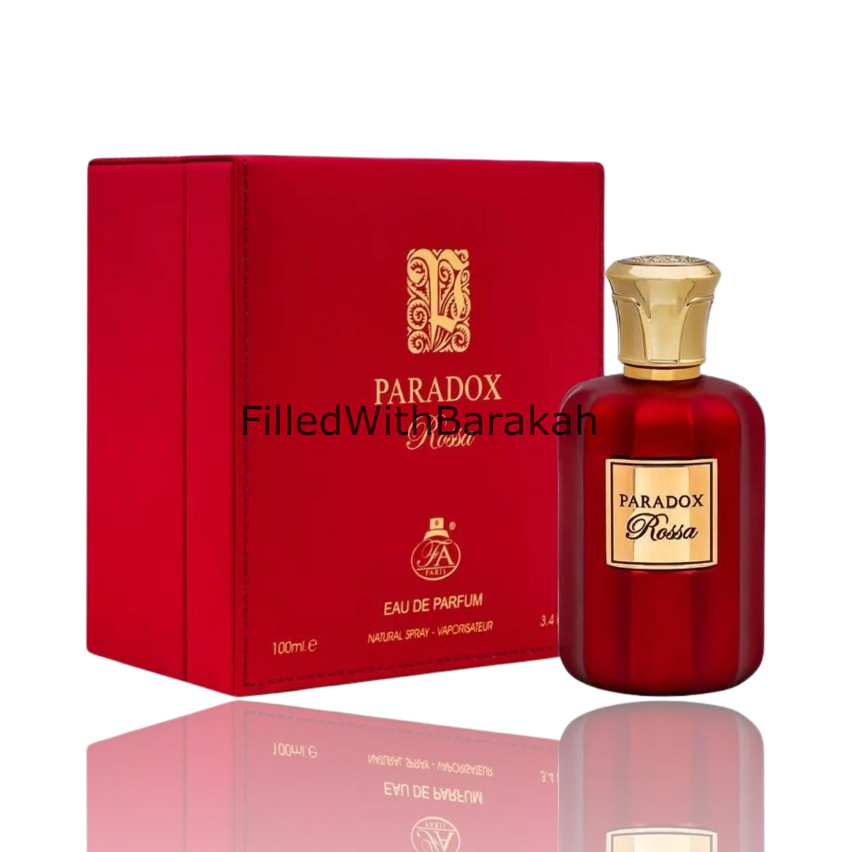 Paradox Rossa | Eau De Parfum 100ml | by FA Paris – FilledWithBarakah