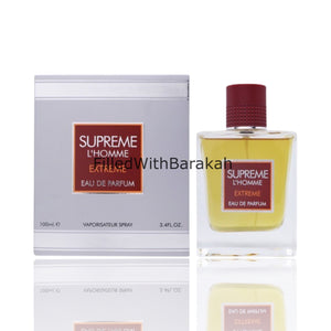 Supreme L'Uomo Estremo | Eau De Parfum 100ml | di Fragrance World *Ispirato a L'Homme Ideal Extreme*