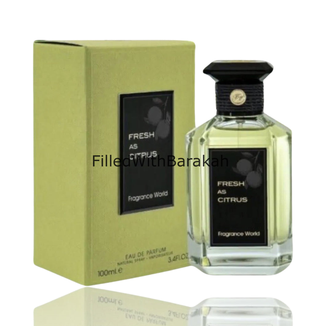 Φρέσκα σαν εσπεριδοειδή | Eau De Parfum 100ml | από την Fragrance World *Εμπνευσμένο από τη γαλλική λεβάντα*
