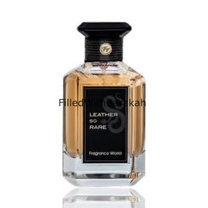 Leather So Rare | Eau De Parfum 100ml | by Fragrance World *Inspired By Iberian Leather*