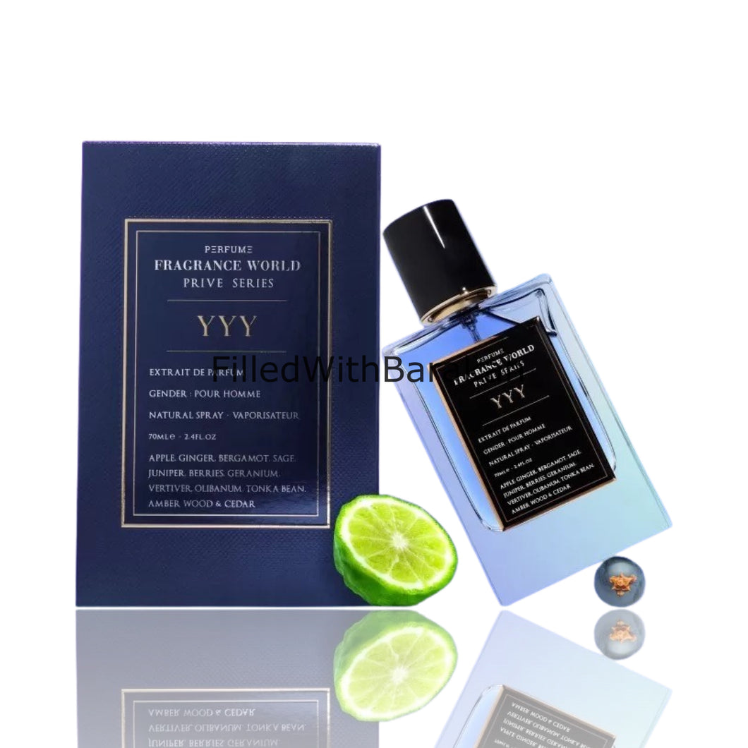 JJJ | Eau de Parfum 70ml | von Fragrance World (Prive Series) *Inspiriert von YSL Y*