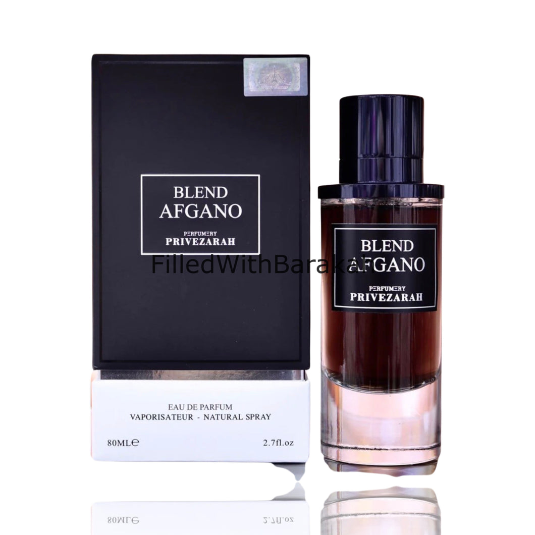 Blend Afgano | Eau De Parfum 80ml | by Prive Zarah (Paris Corner) *Inspired By Black Afgano*