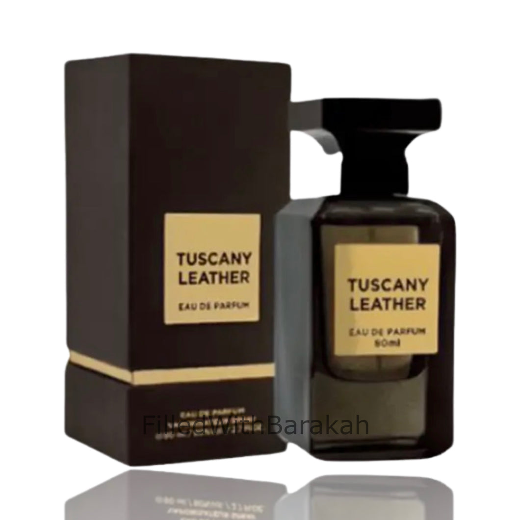 Toscana Läder | Eau De Parfum 100ml | av Fragrance World *Inspirerad av toskanskt läder*