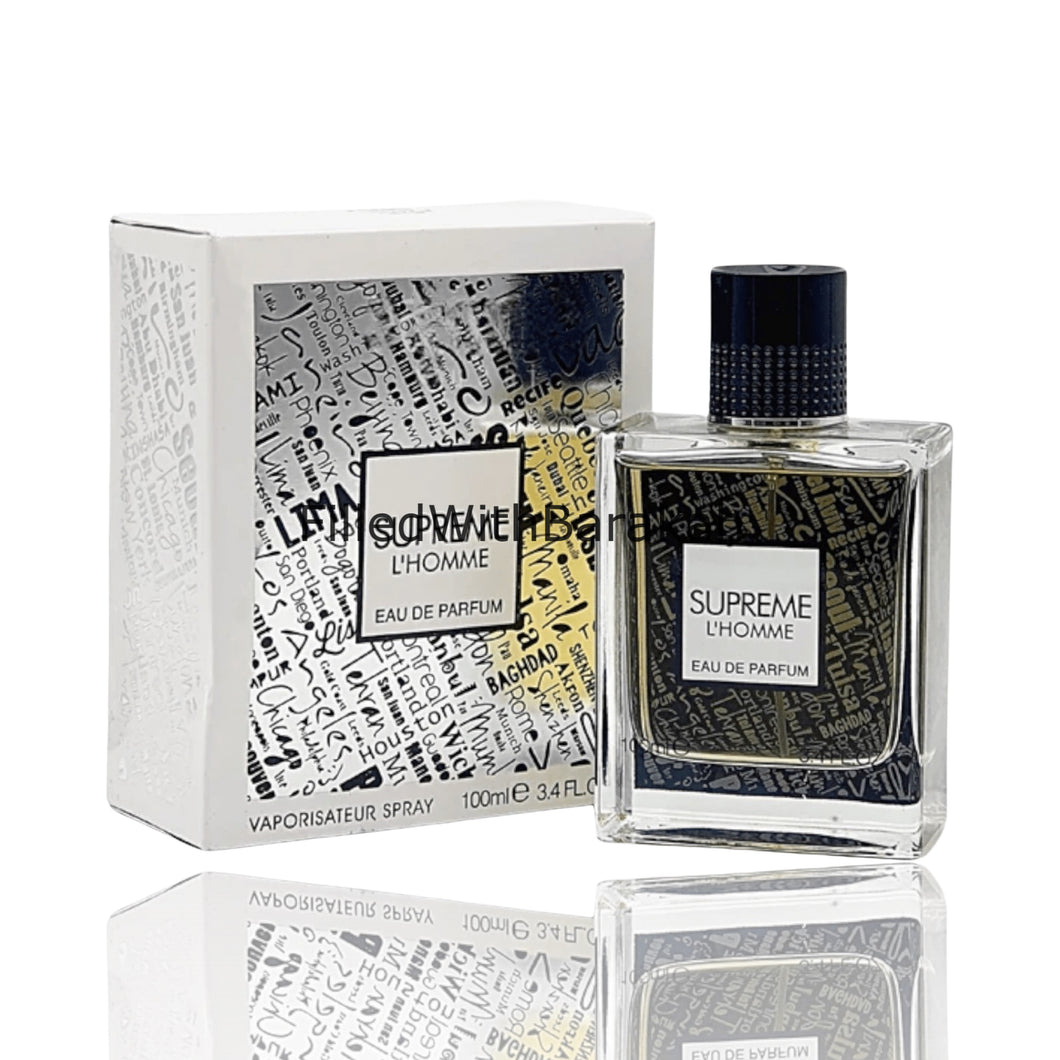Supreme L’Homme | Eau De Parfum 100ml | by Fragrance World *Inspired By L’Homme Ideal*